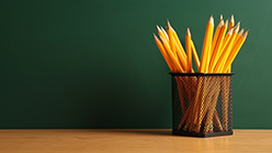pencils in cup