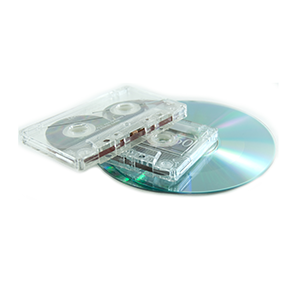 cassettes and CDs