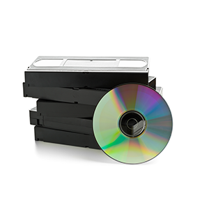vhs and dvd